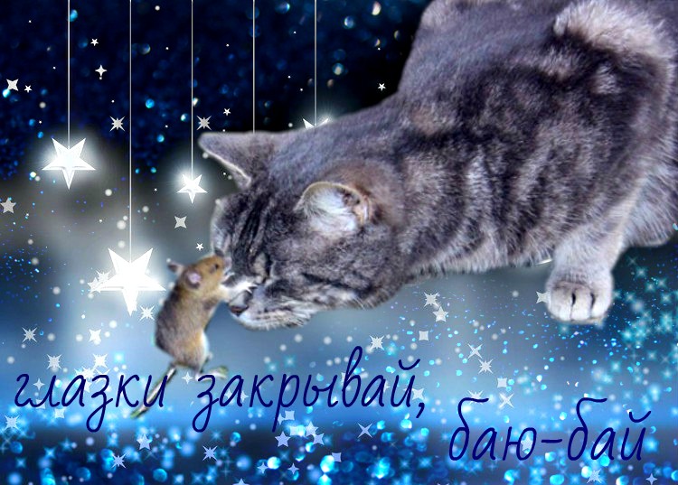 Картинки с пожеланием доброго вечера и спокойной ночи зимние