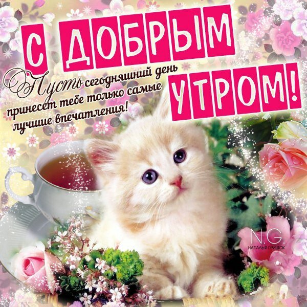 Утро, картинки любимой наташе с добрым утром